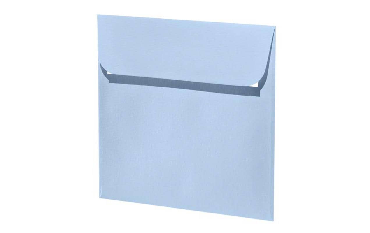 Artoz Couvert 160 × 160 mm, ohne Fenster, hellblau, 100 g/m² – Artoz – 5 Stk.