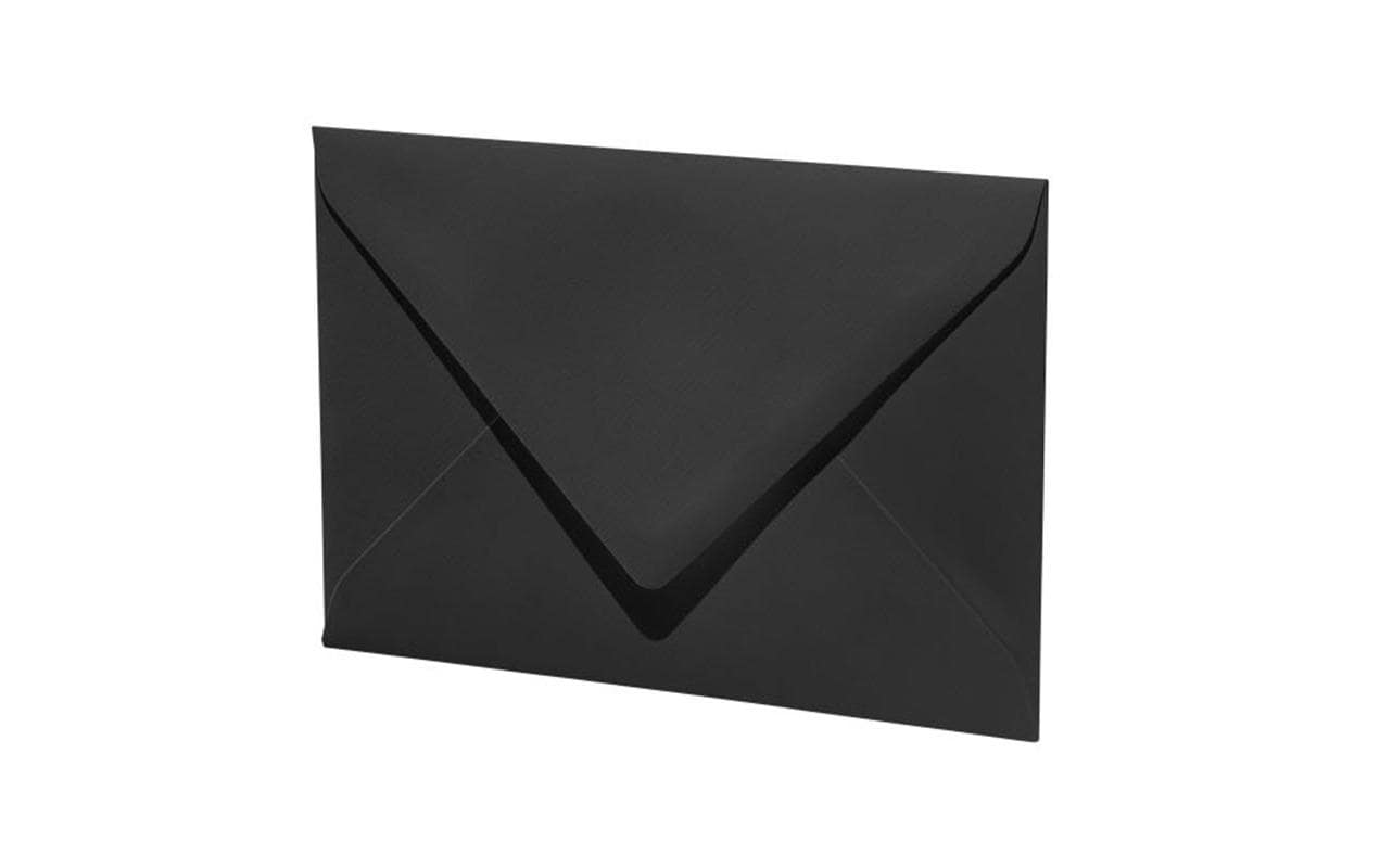 Artoz Couvert E6, ohne Fenster, schwarz, 100 g/m²