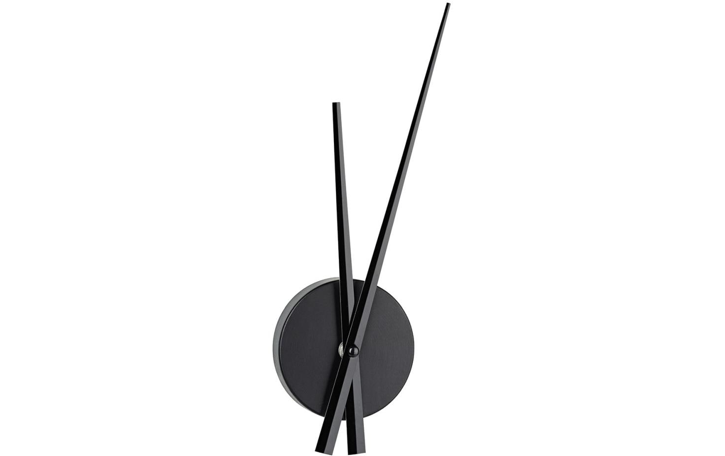 TFA-Dostmann TFA Dostmann MINIMALIST Wanduhr – Analog, Lautlos, Ø 31,0 cm, Schwarz, Metall