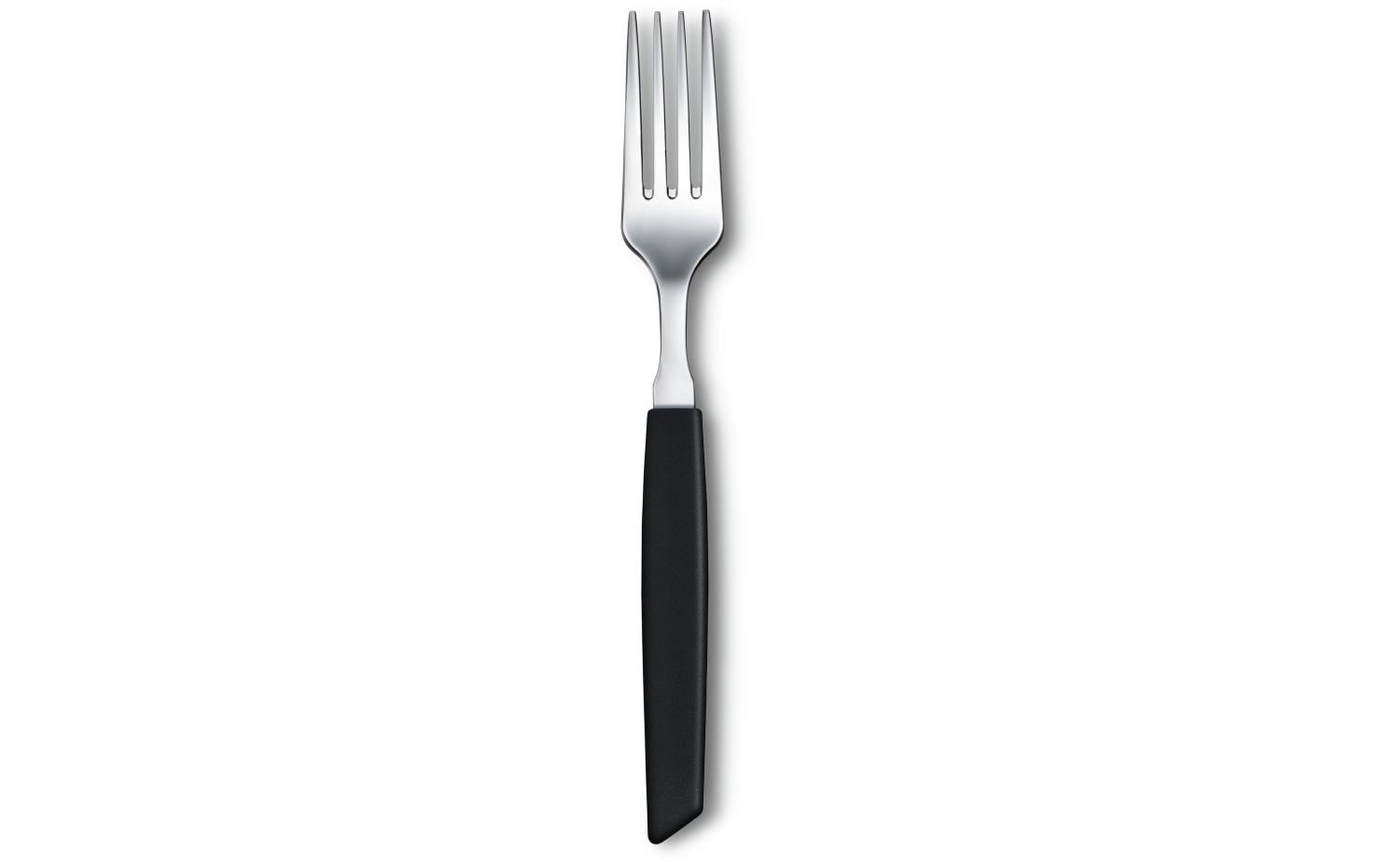 Victorinox Swiss Modern Tafelgabel – 20,5 cm, Edelstahl, Kunststoffgriff, Schwarz, spülmaschinenfest