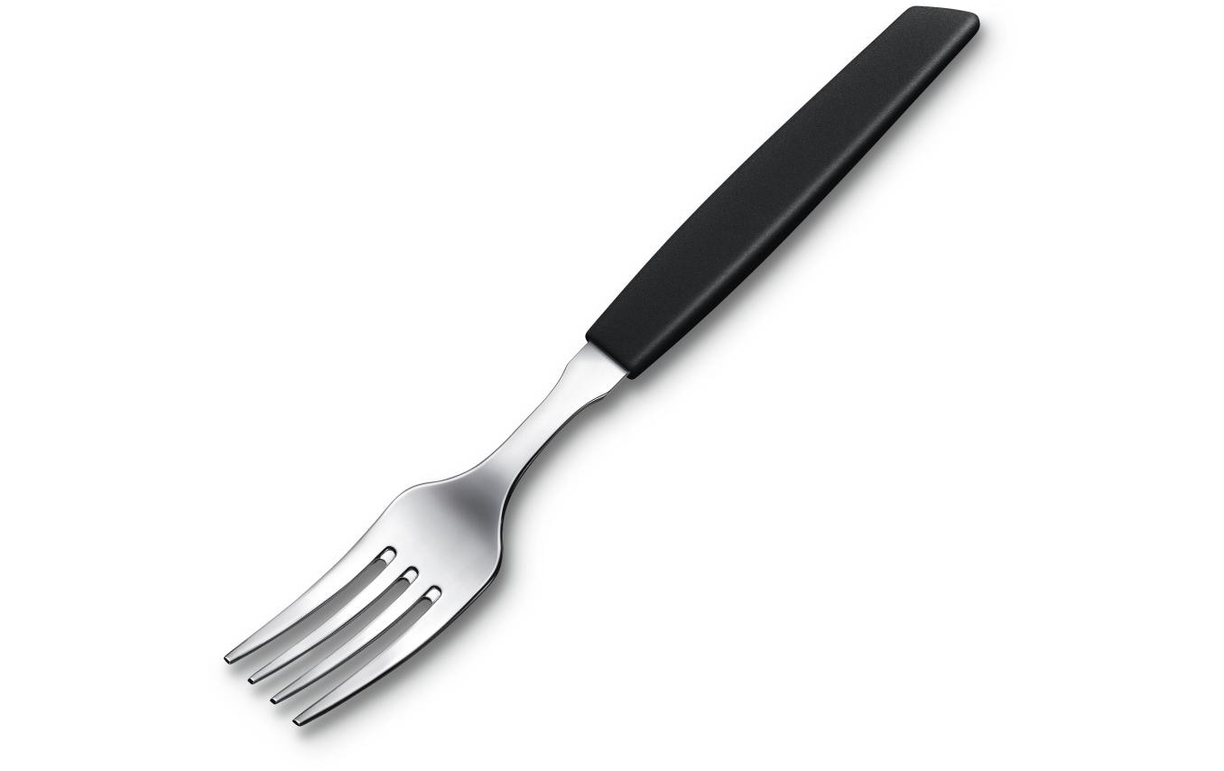 Victorinox Swiss Modern Tafelgabel – 20,5 cm, Edelstahl, Kunststoffgriff, Schwarz, spülmaschinenfest