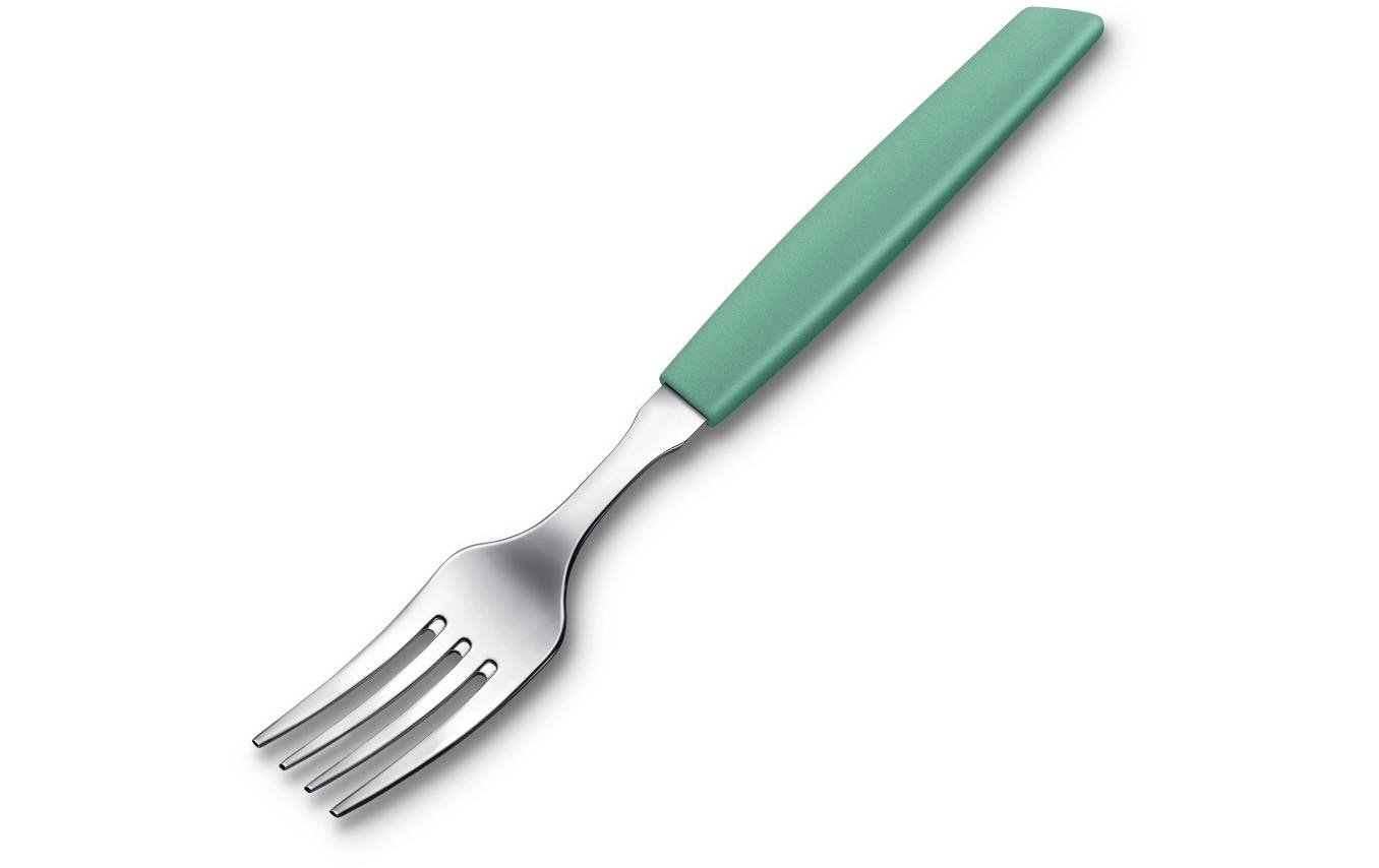Victorinox Swiss Modern Tafelgabel – 20,5 cm, Edelstahl, Kunststoffgriff, Mint, spülmaschinenfest