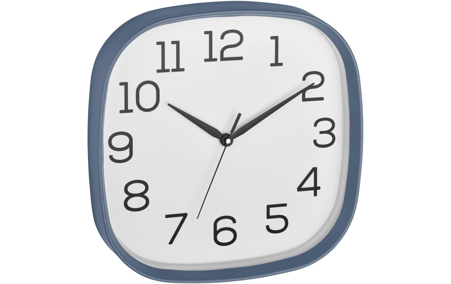 TFA-Dostmann TFA Dostmann Wanduhr – Analog, lautlos, 29,5 × 29,5 × 5,5 cm, Blau, Kunststoff