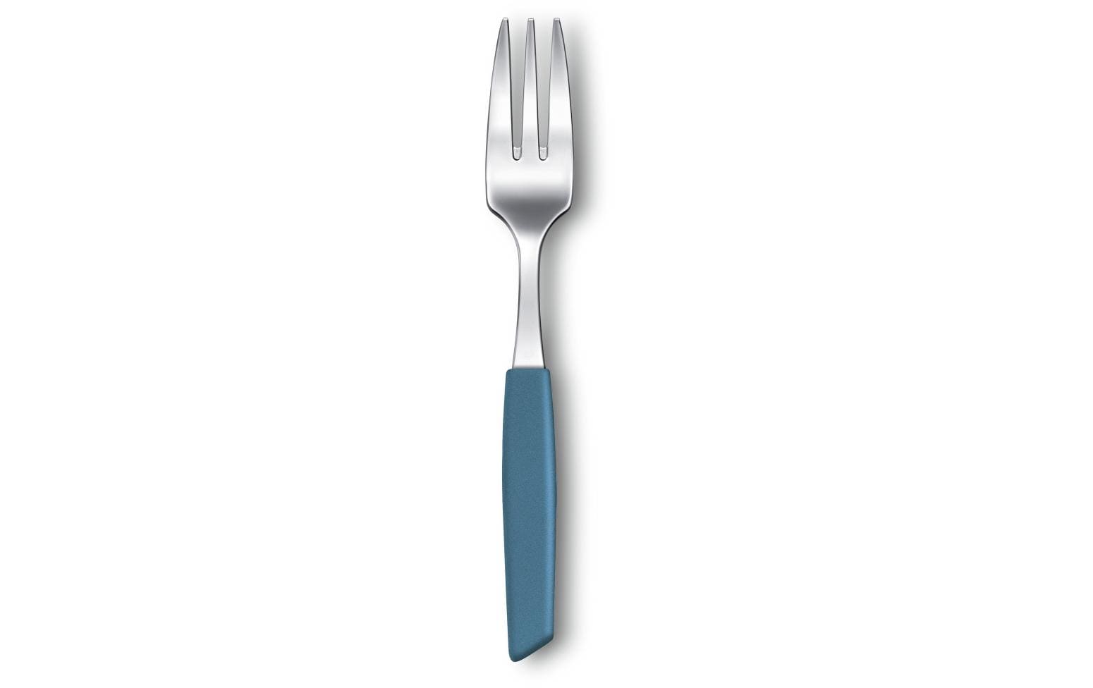 Victorinox Kuchengabel – 15,5 cm, Edelstahl, Kunststoffgriff, Blau, spülmaschinenfest