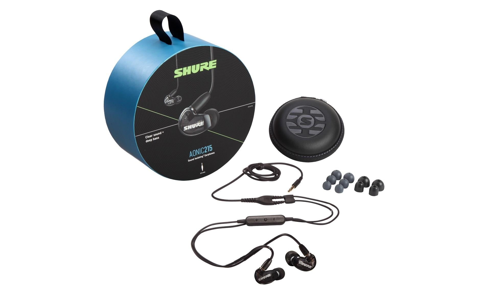 Shure SE215DYBKUNI-EFS – In-Ear Kopfhörer – Kabelgebunden – Schwarz