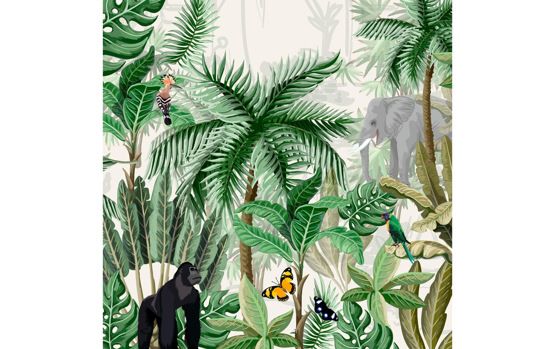 Paper + Design Servietten Rainforest – 33 × 33 cm, 3-lagig – 20 Stück