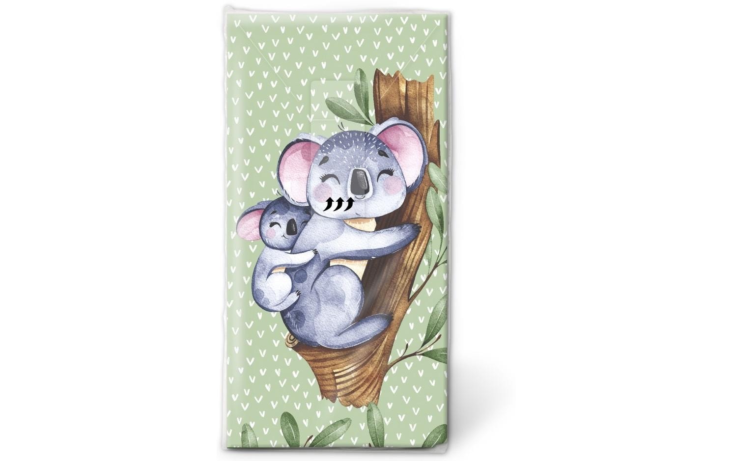 Paper + Design Taschentücher Koalas – 4-lagig, 220 × 210 mm – 10 Taschentücher – FSC