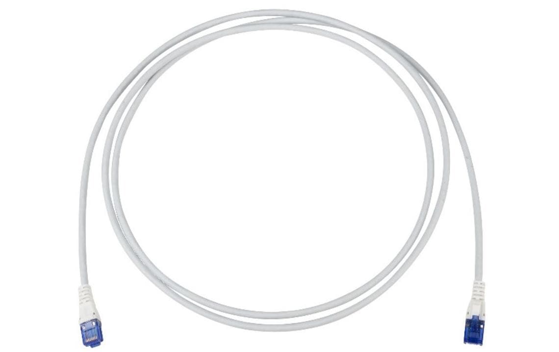 R&M Patchkabel – Cat 6 U/UTP, 0,5 m, Grau, LSZH, RJ-45