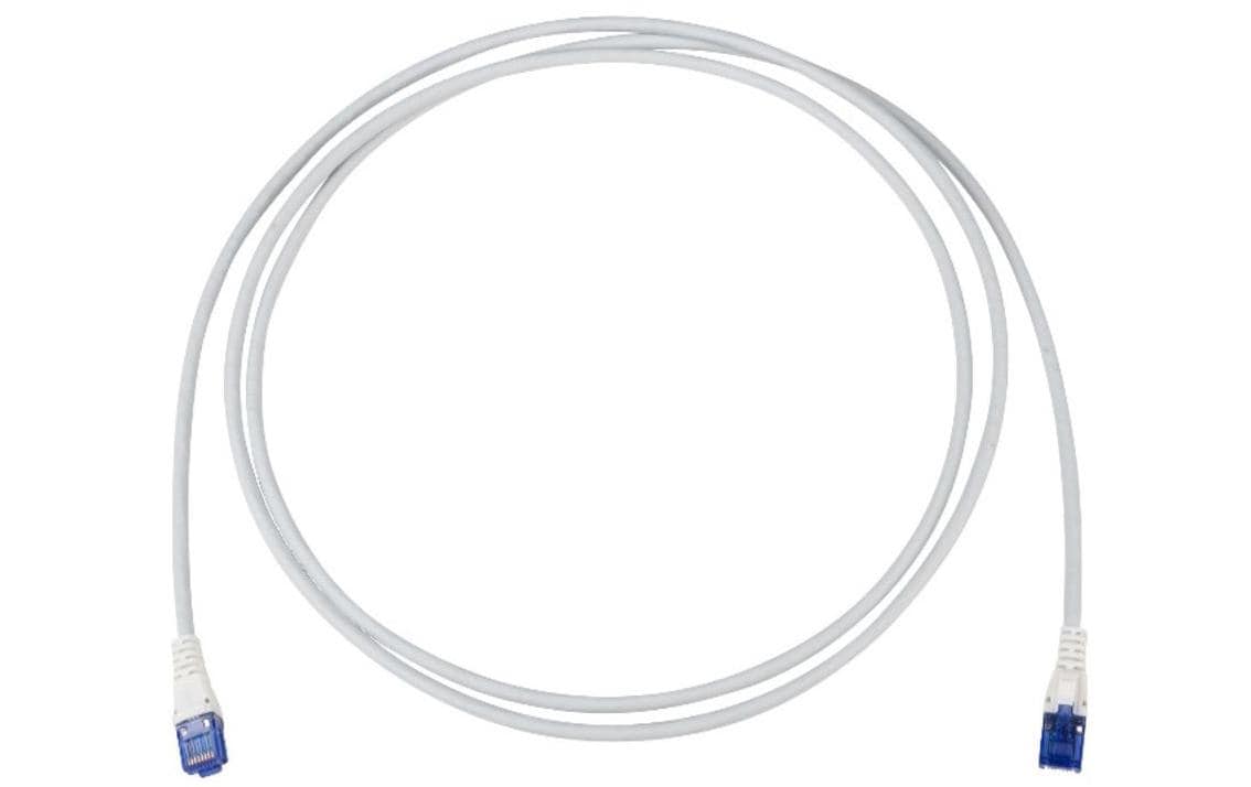 R&M Patchkabel – Cat6 U/UTP, 2 m, Grau, LSZH, RJ-45