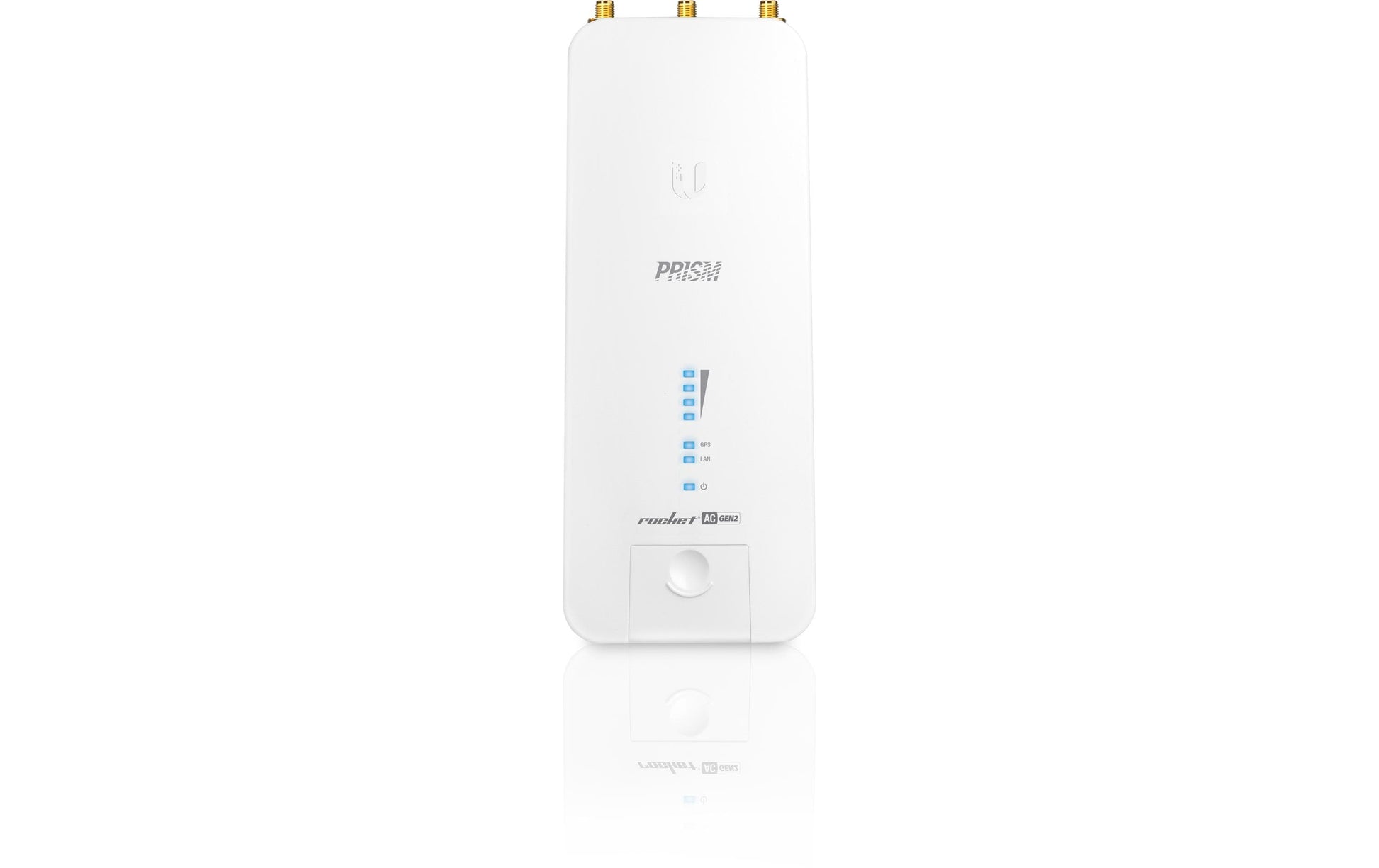 Ubiquiti Rocket Prism ac Gen2 – 5 GHz Funkbrücke, 1GbE, PoE, 500 Mbit/s, Weiss