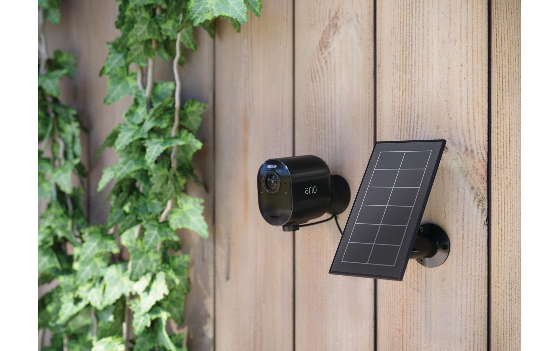 Arlo Solarpanel mit Magnet-Ladekabel V2 – schwarz