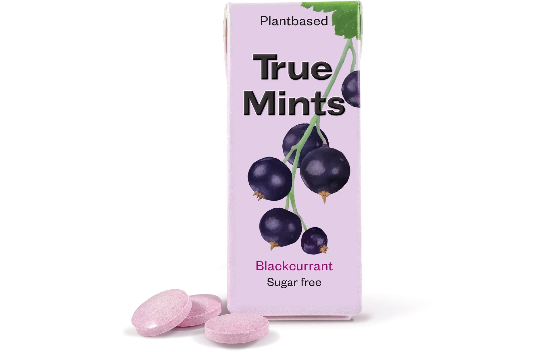 True Gum True Mints – Schwarze Johannisbeere, zuckerfrei, vegan – 13 g