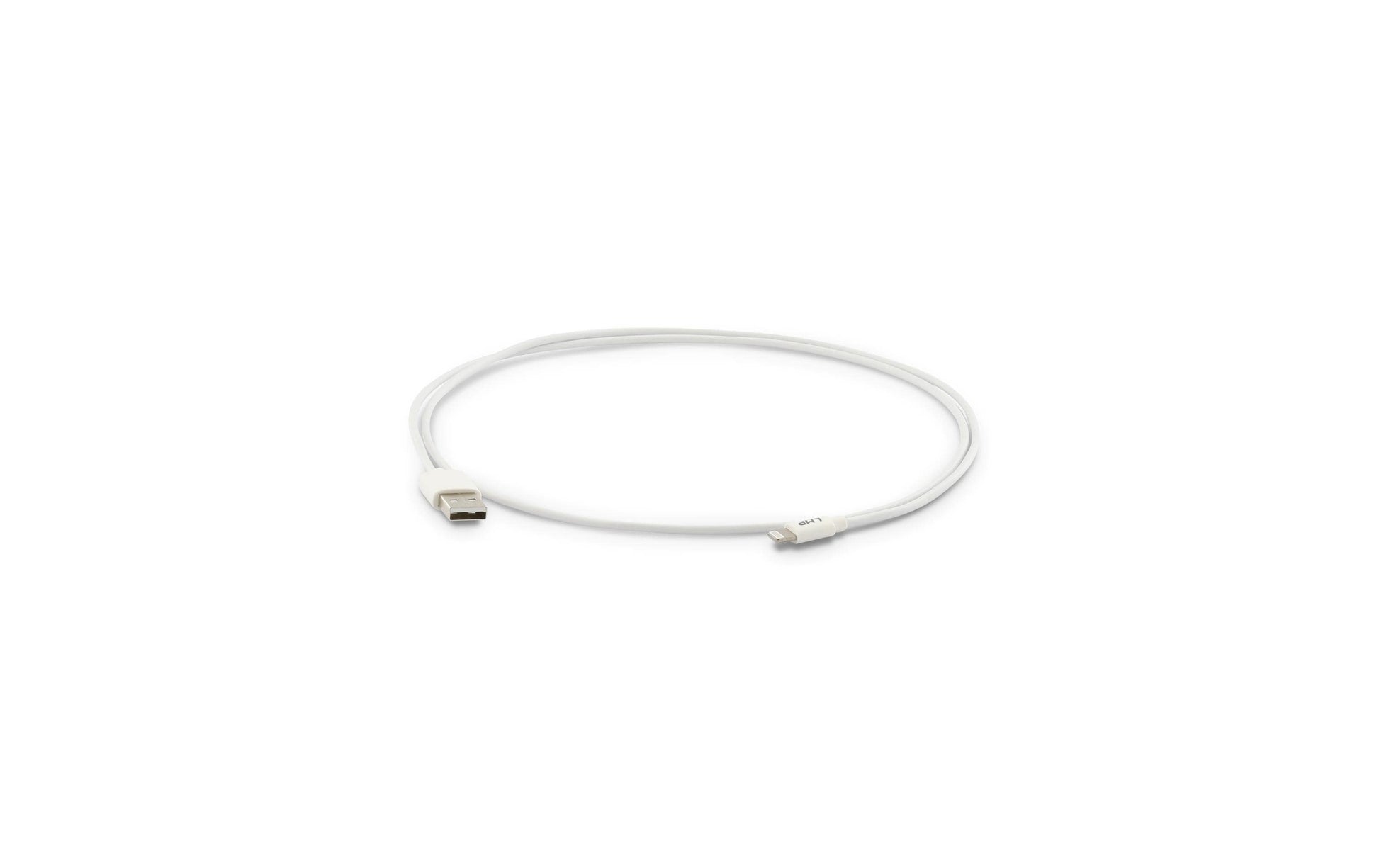 LMP Kabel – USB-A auf Lightning 1 m, MFi zertifiziert, Weiss – für iPhone/iPad