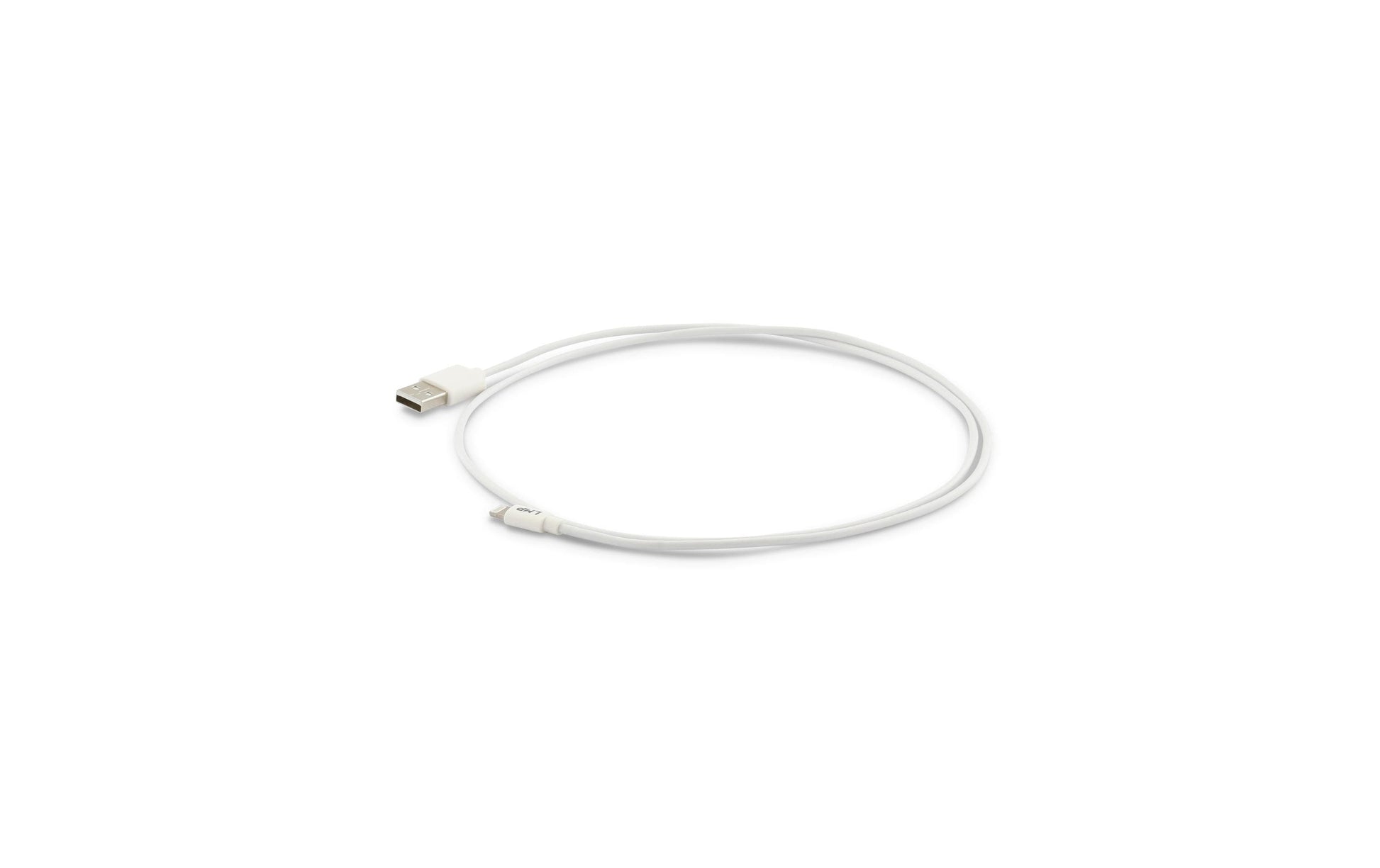 LMP Kabel – USB-A auf Lightning 1 m, MFi zertifiziert, Weiss – für iPhone/iPad