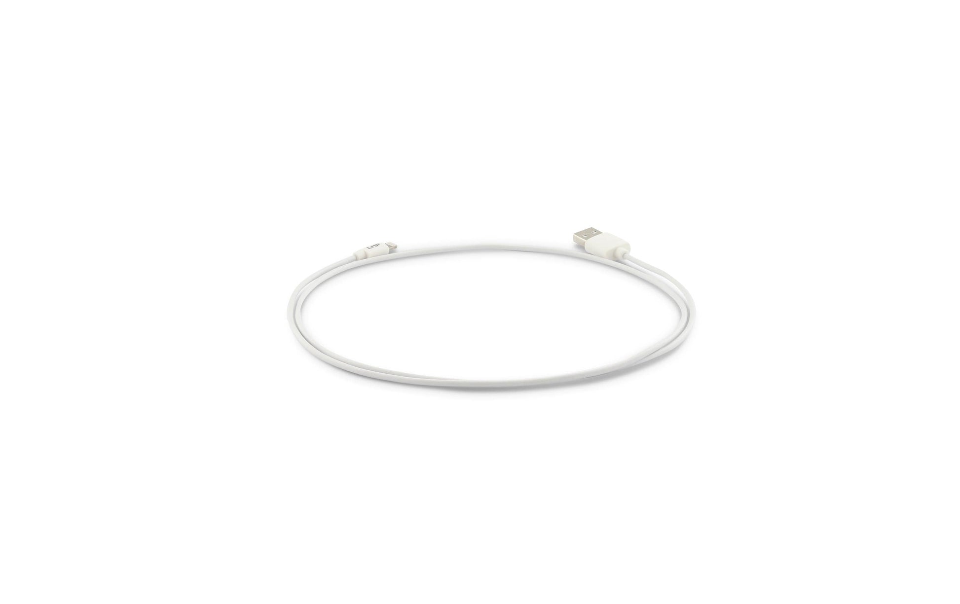 LMP Kabel – USB-A auf Lightning 1 m, MFi zertifiziert, Weiss – für iPhone/iPad