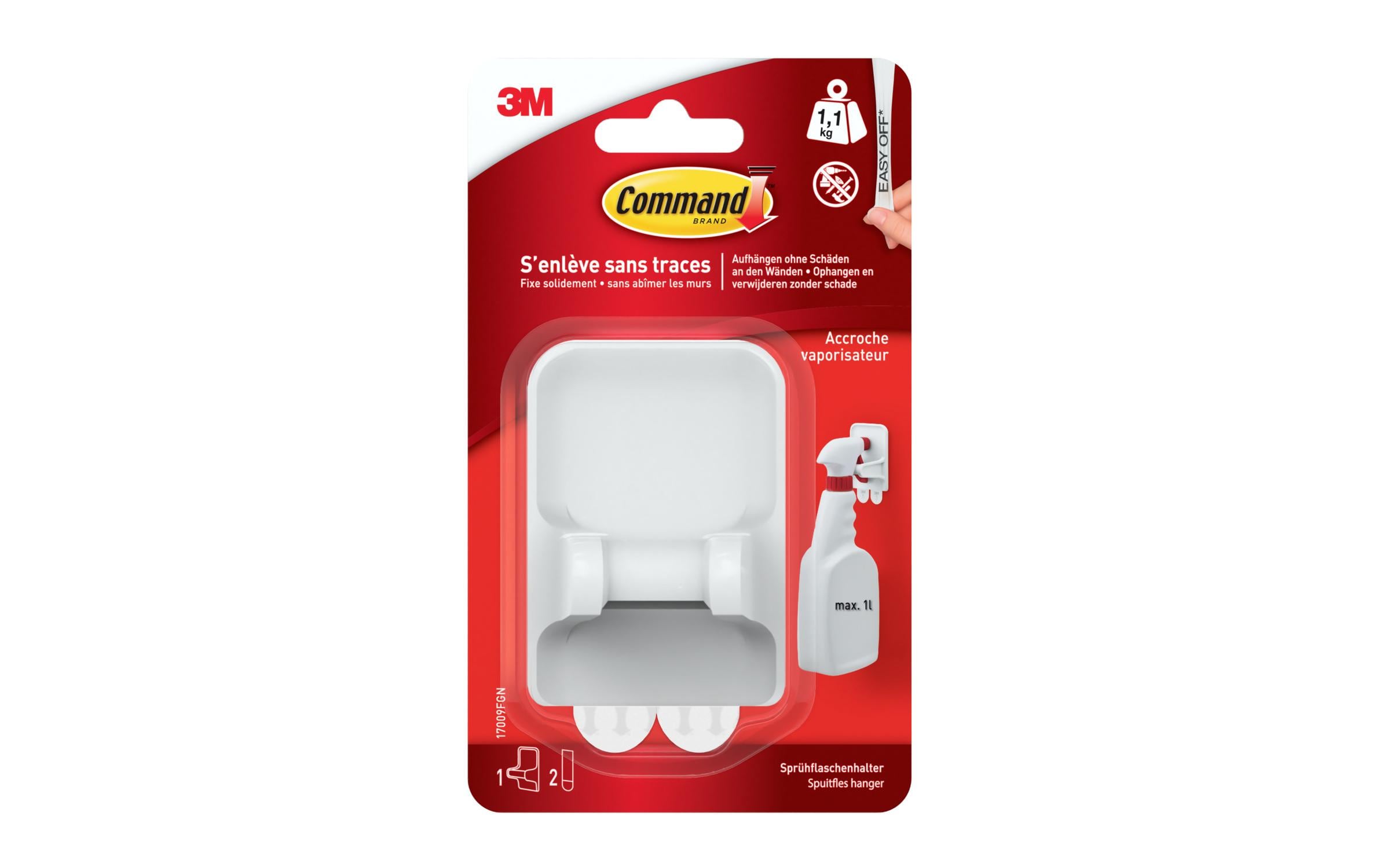 Command Haken – Kunststoff, selbstklebend – weiss – 1 kg