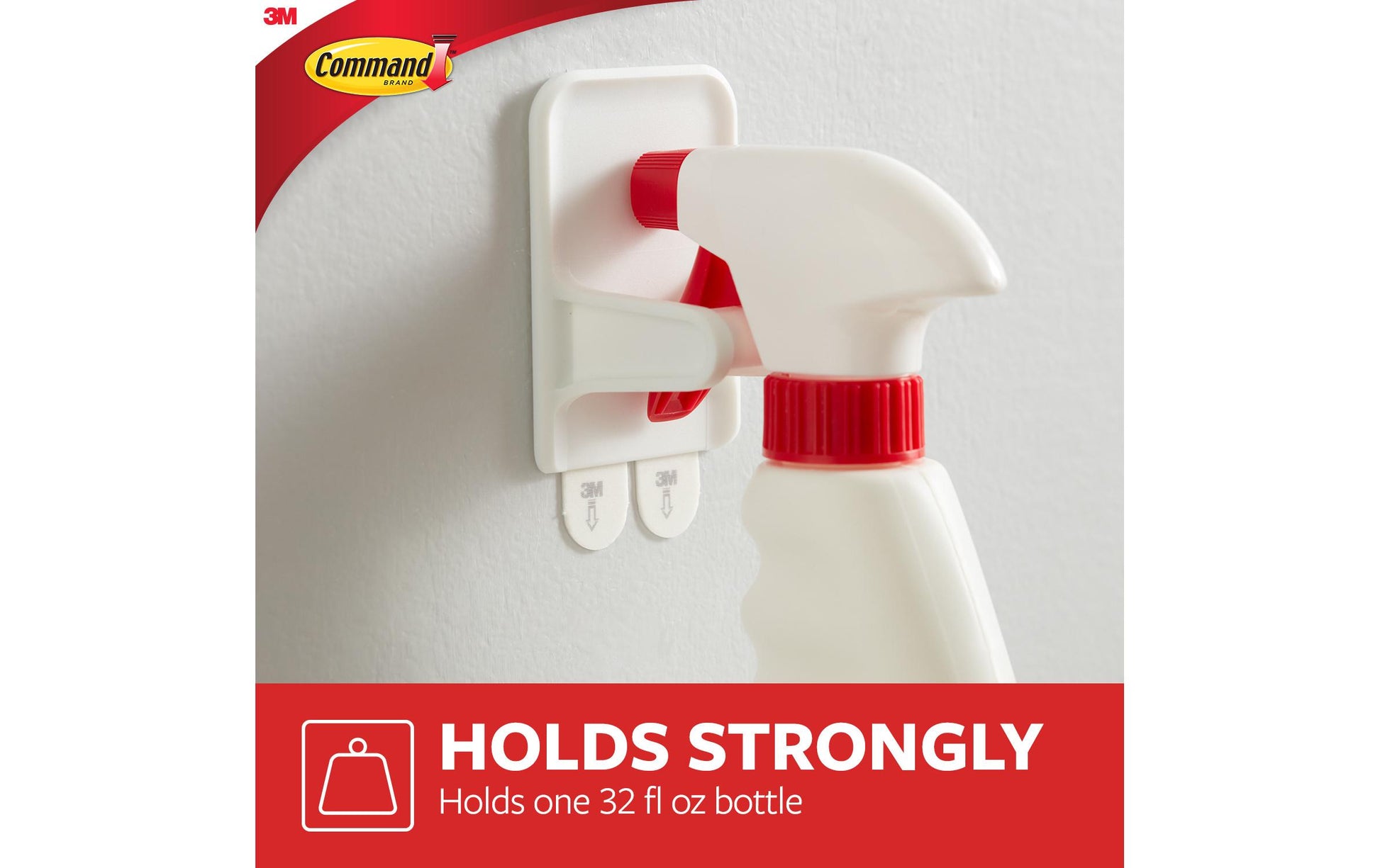 Command Haken – Kunststoff, selbstklebend – weiss – 1 kg