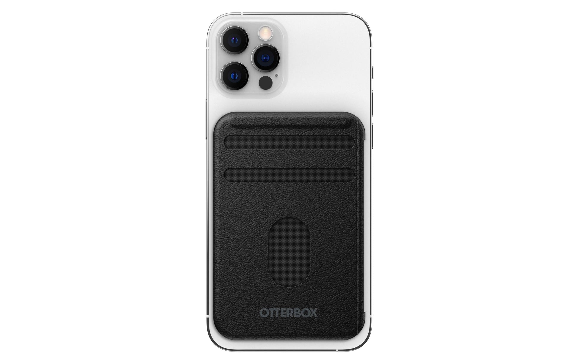 OtterBox Halterung – für Apple iPhone ab iPhone 12 (MagSafe), 97,3 × 64,5 × 10 mm, Kunstleder, schwarz