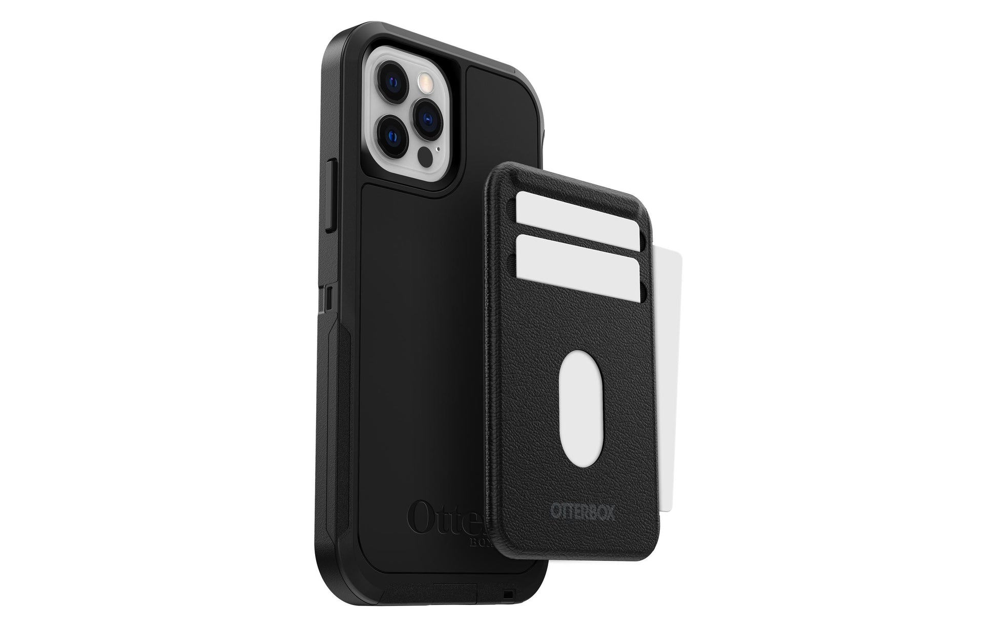 OtterBox Halterung – für Apple iPhone ab iPhone 12 (MagSafe), 97,3 × 64,5 × 10 mm, Kunstleder, schwarz