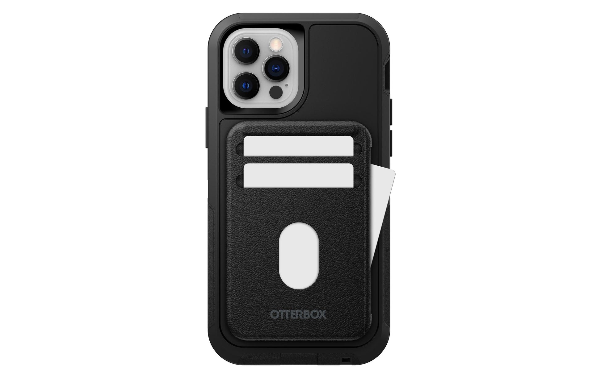 OtterBox Halterung – für Apple iPhone ab iPhone 12 (MagSafe), 97,3 × 64,5 × 10 mm, Kunstleder, schwarz