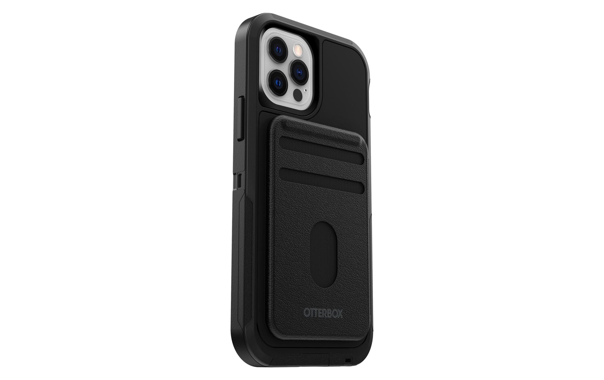 OtterBox Halterung – für Apple iPhone ab iPhone 12 (MagSafe), 97,3 × 64,5 × 10 mm, Kunstleder, schwarz