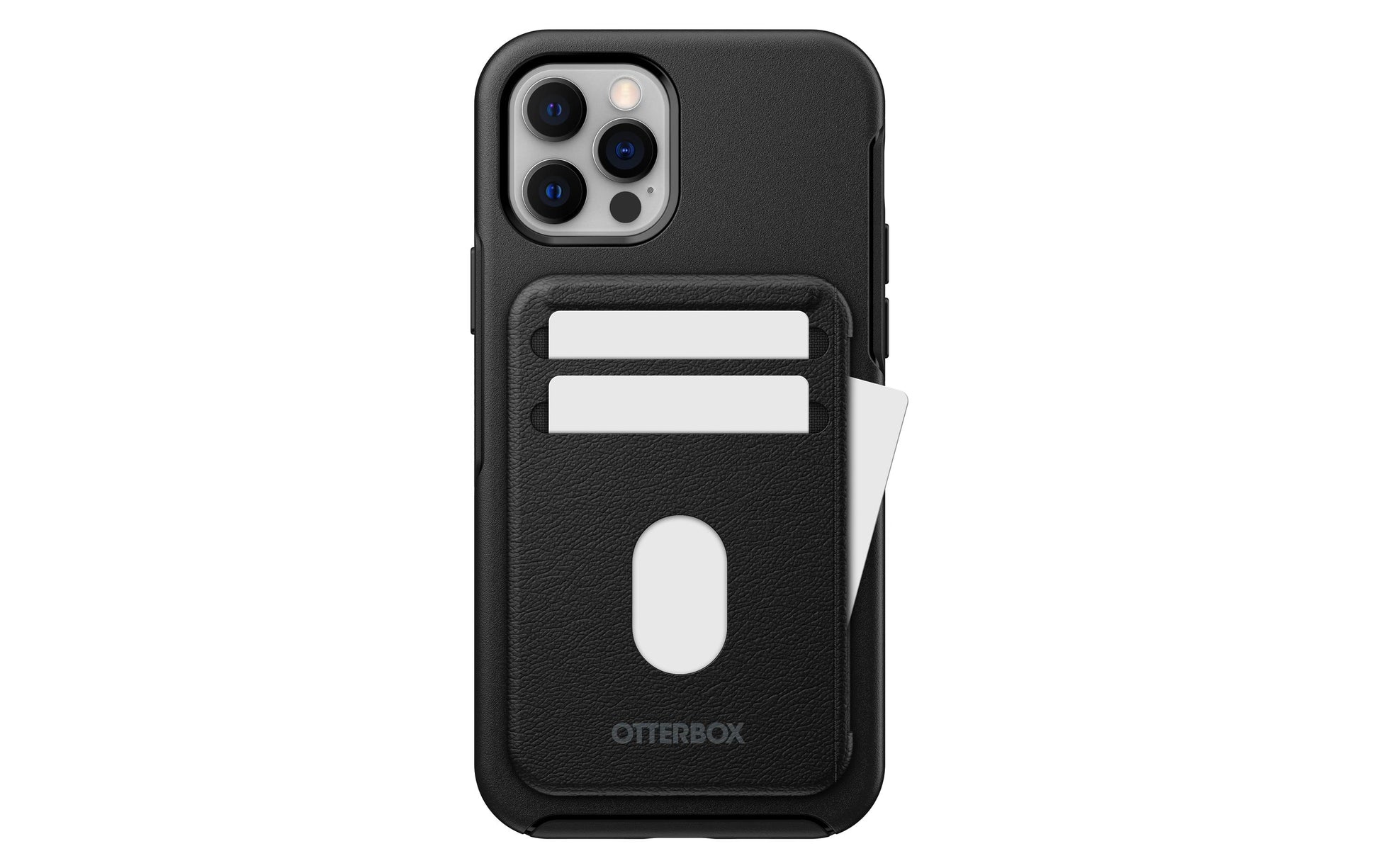 OtterBox Halterung – für Apple iPhone ab iPhone 12 (MagSafe), 97,3 × 64,5 × 10 mm, Kunstleder, schwarz