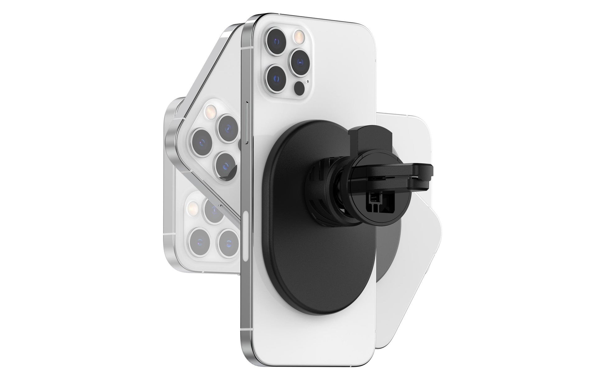 OtterBox MagSafe Auto-Lüftungshalterung – Auto-Halterung – Lüftungsschlitz, drehbar – für iPhone 12 mini – Schwarz
