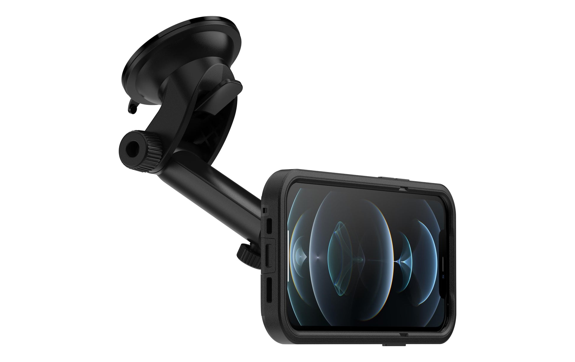 OtterBox Auto-Halterung, Saugnapf, drehbar – für iPhone ab 12 (MagSafe) – Schwarz