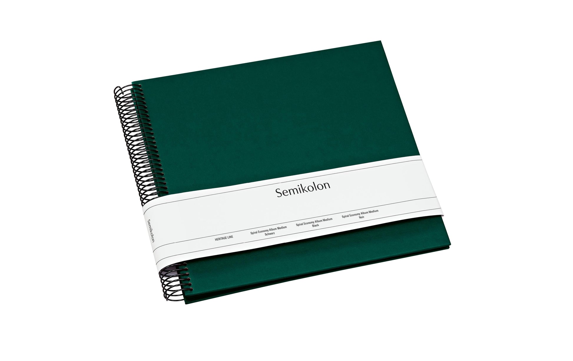Semikolon Fotobuch Wiro Economy – waldgrün, Textil, 230 × 223 mm