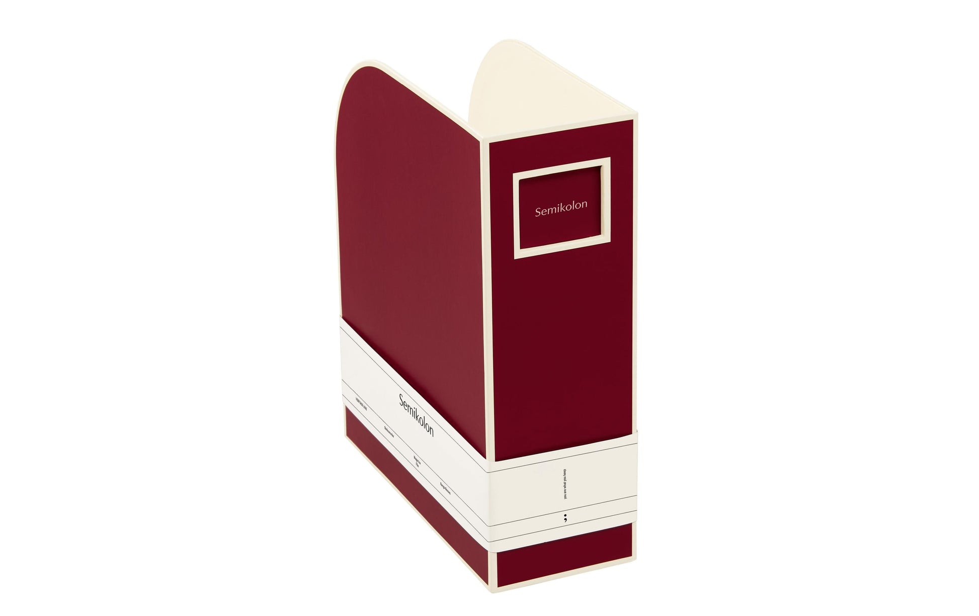 Semikolon Stehsammler – A4 – Karton – Rot – 105 × 260 × 310 mm