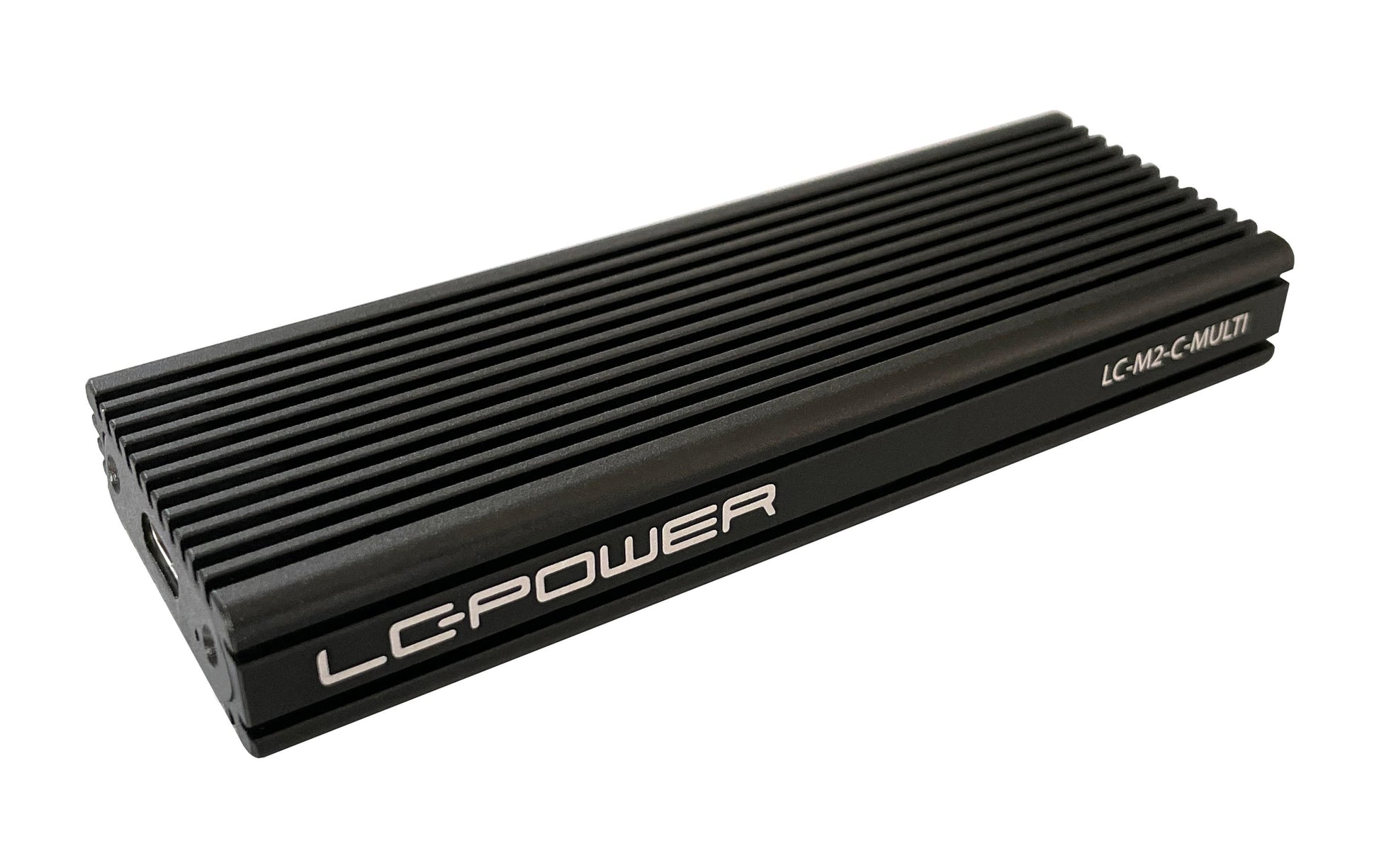 LC-Power LC-M2-C-MULTI – 1-Schacht M.2 SSD-Gehäuse – für M.2, PCIe/SATA