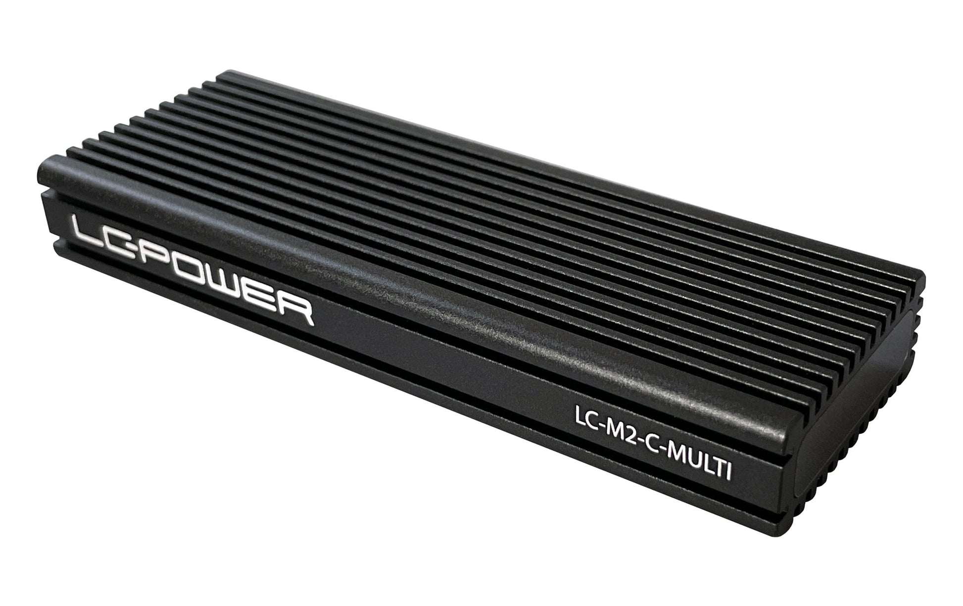 LC-Power LC-M2-C-MULTI – 1-Schacht M.2 SSD-Gehäuse – für M.2, PCIe/SATA