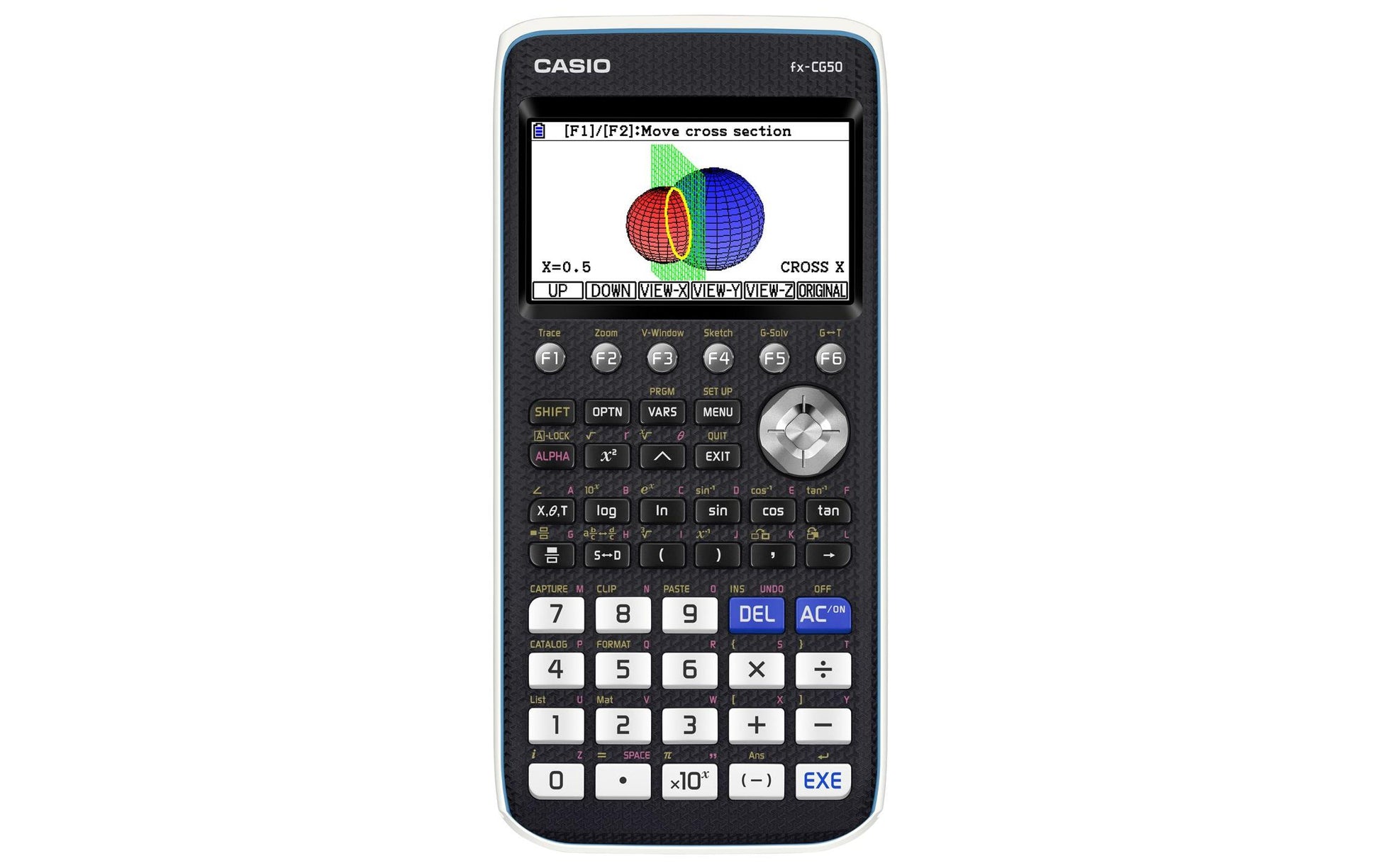 Casio Taschenrechner FX-CG50 – 15-stellig, LCD, Batterie, Schwarz, 89×189×19 mm