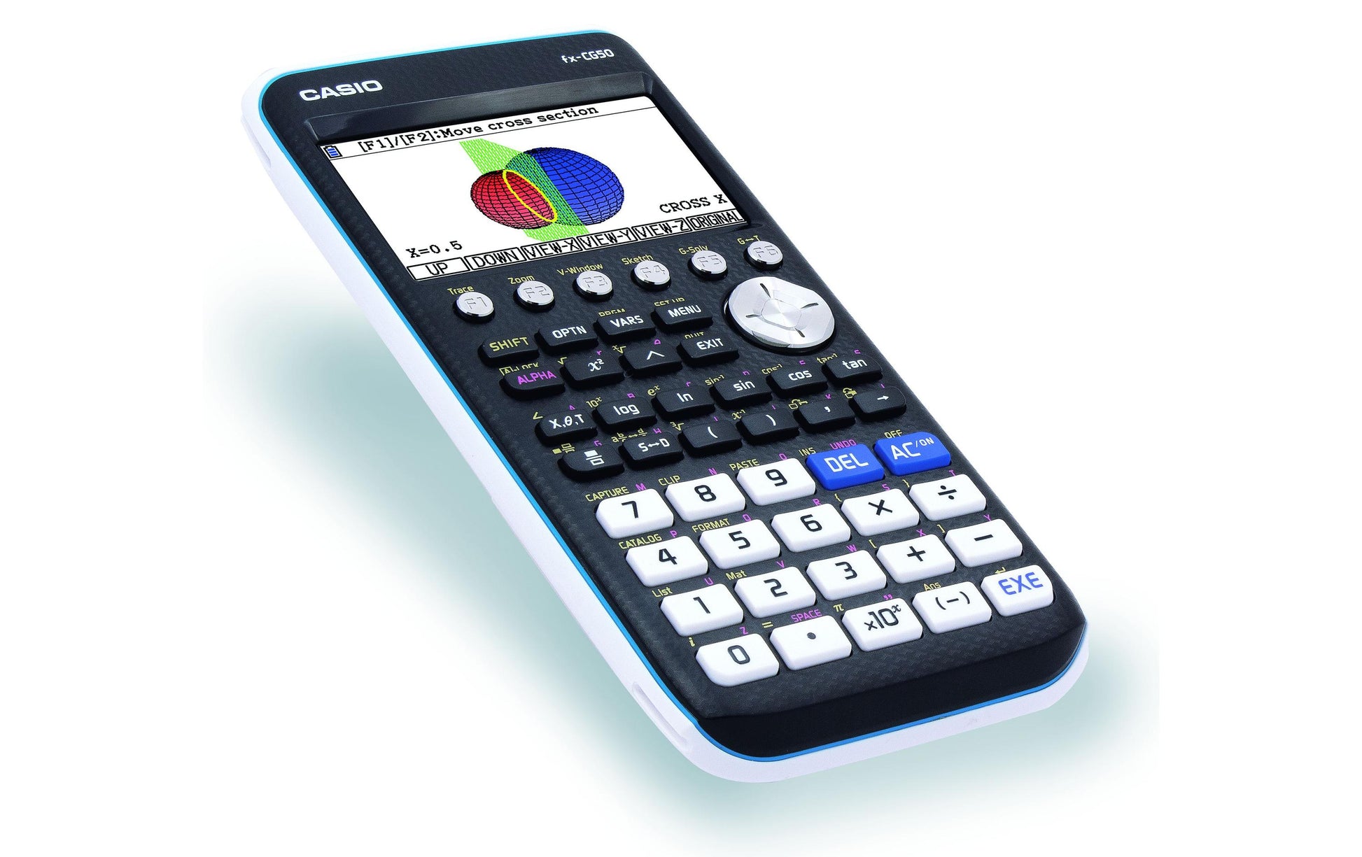Casio Taschenrechner FX-CG50 – 15-stellig, LCD, Batterie, Schwarz, 89×189×19 mm