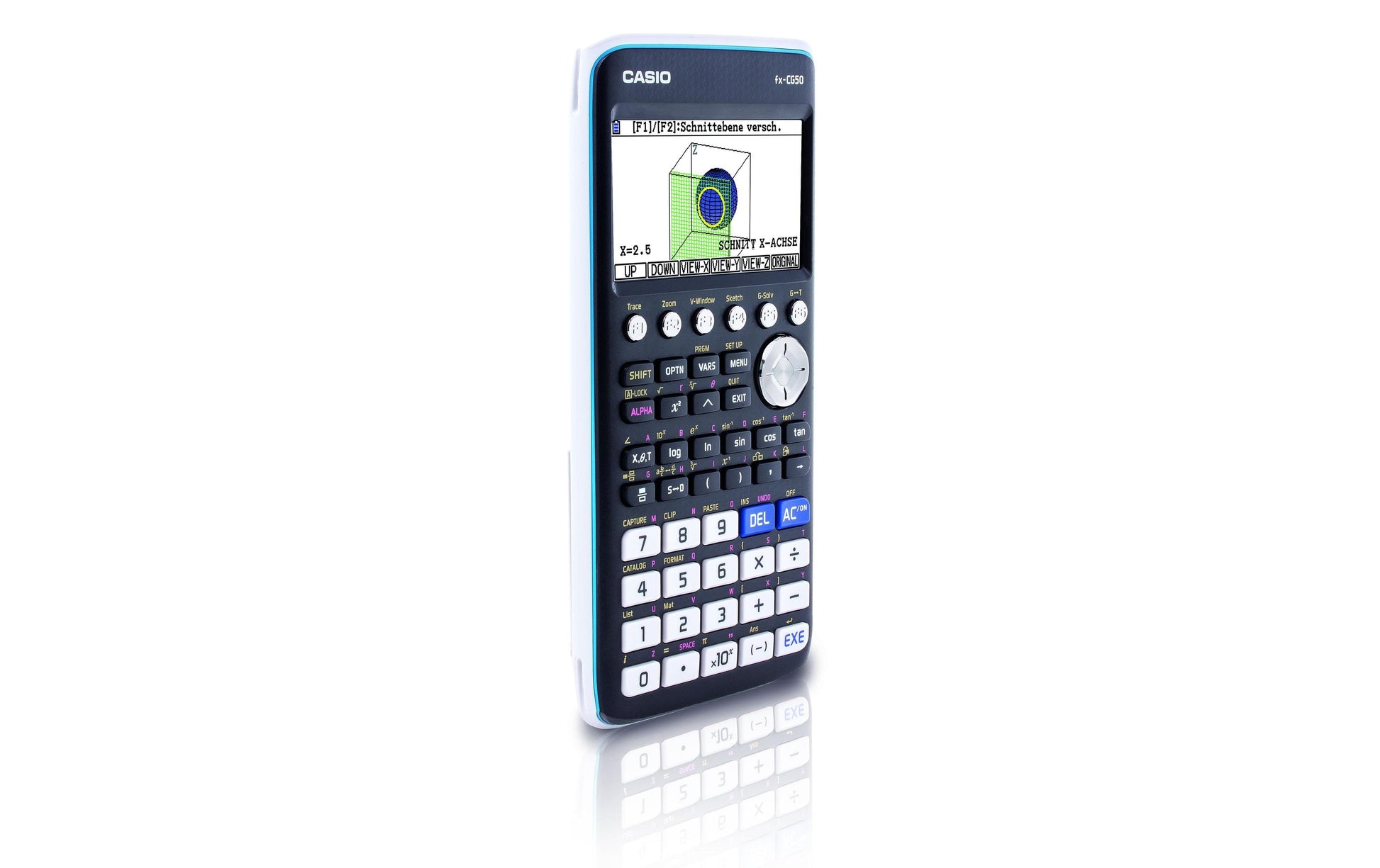 Casio Taschenrechner FX-CG50 – 15-stellig, LCD, Batterie, Schwarz, 89×189×19 mm