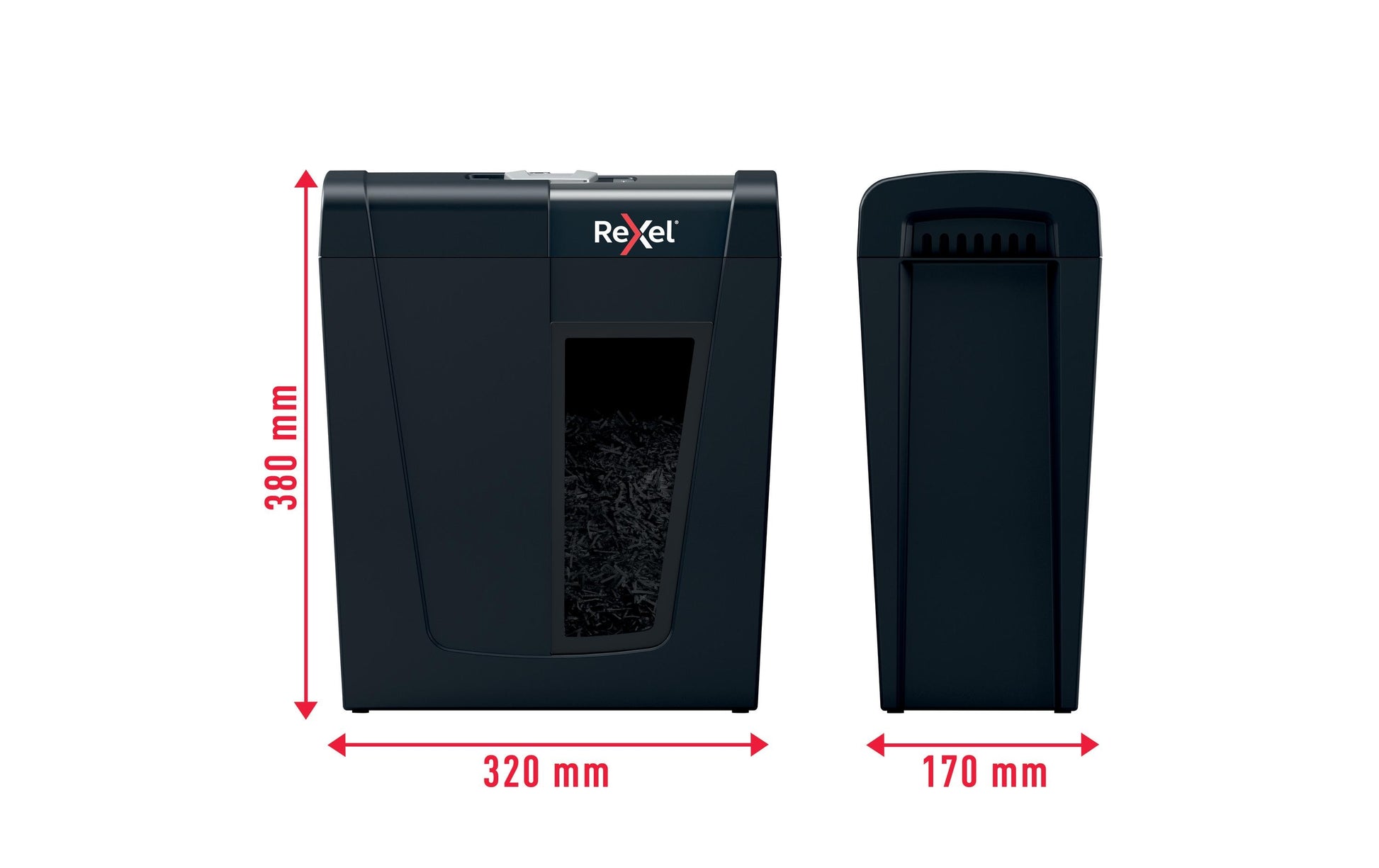 Rexel Secure X8 – Aktenvernichter, DIN P-4, Partikelschnitt 4 × 40 mm, 8 Blatt, 10 l, A4