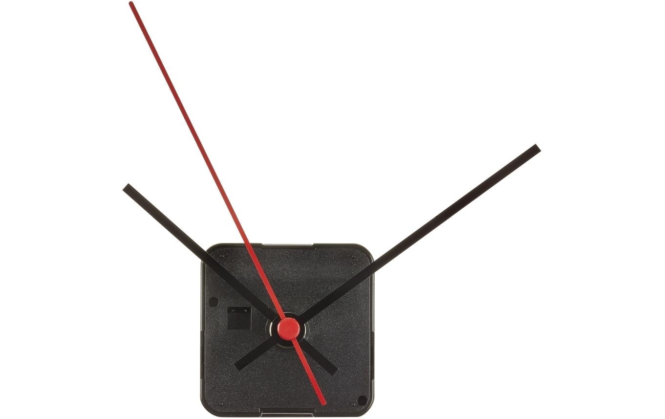 TFA-Dostmann TFA Dostmann Wanduhr – Analog, lautlos, 5,6 × 5,6 × 2,9 cm, schwarz, Kunststoff