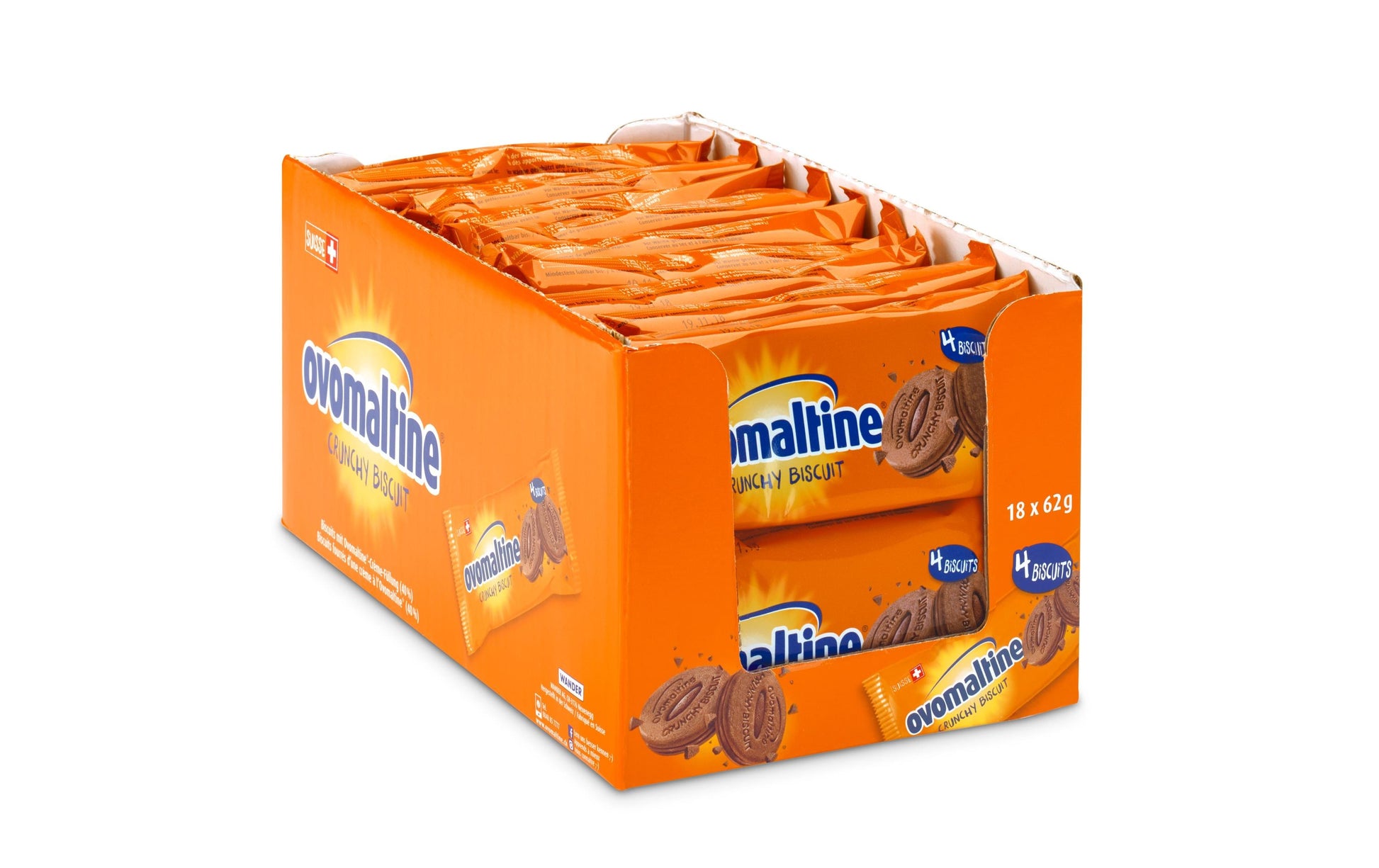 Ovomaltine Crunchy Biscuit – 18 × 60 g