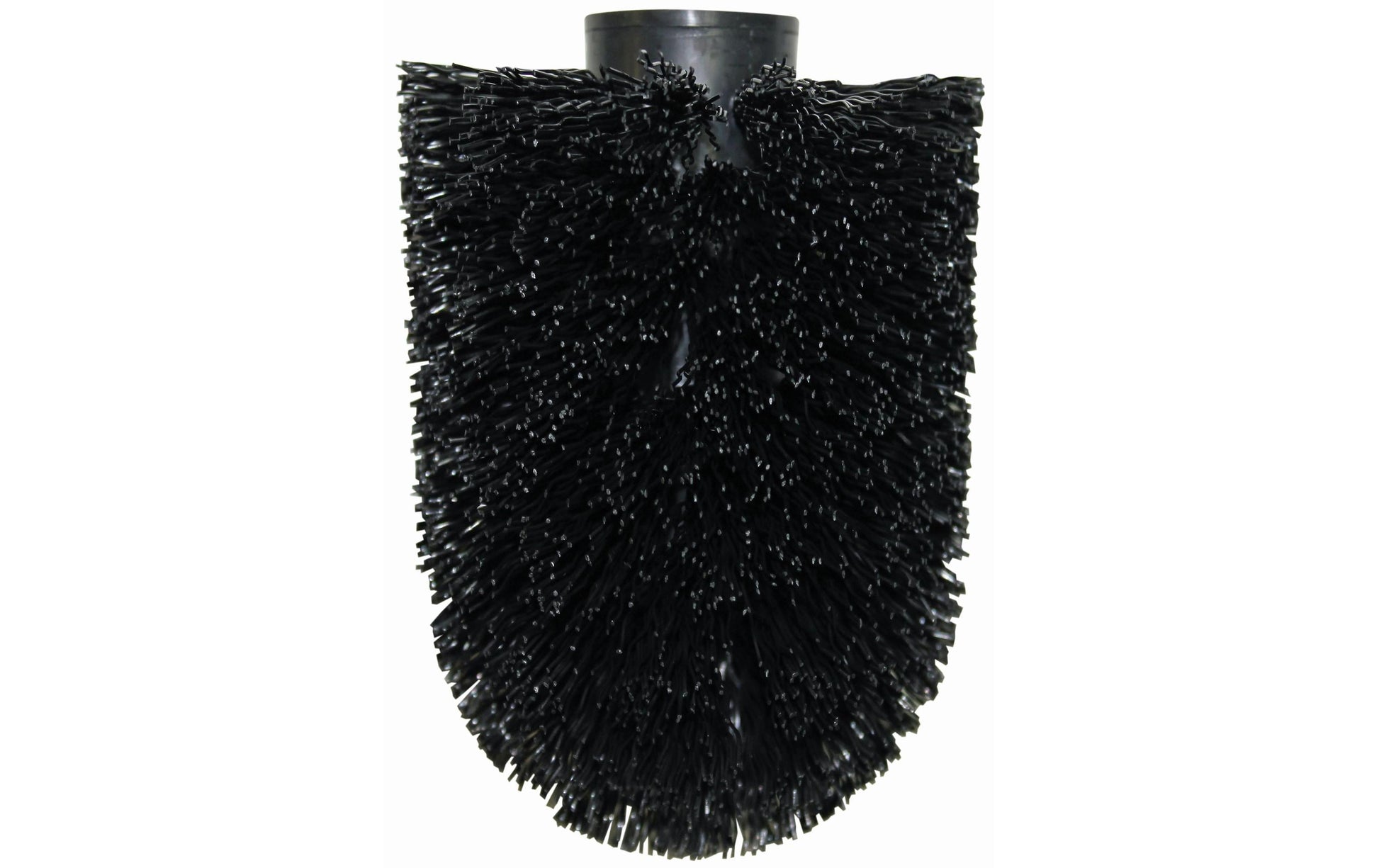 Spirella Ersatzbürstenkopf – Kunststoff, schwarz, Ø 6,8 cm