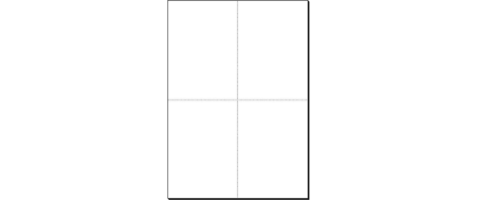 Sigel Postkarten A6 (105 × 148 mm), 185 g/m², weiss – für Inkjet, Laser, Kopierer