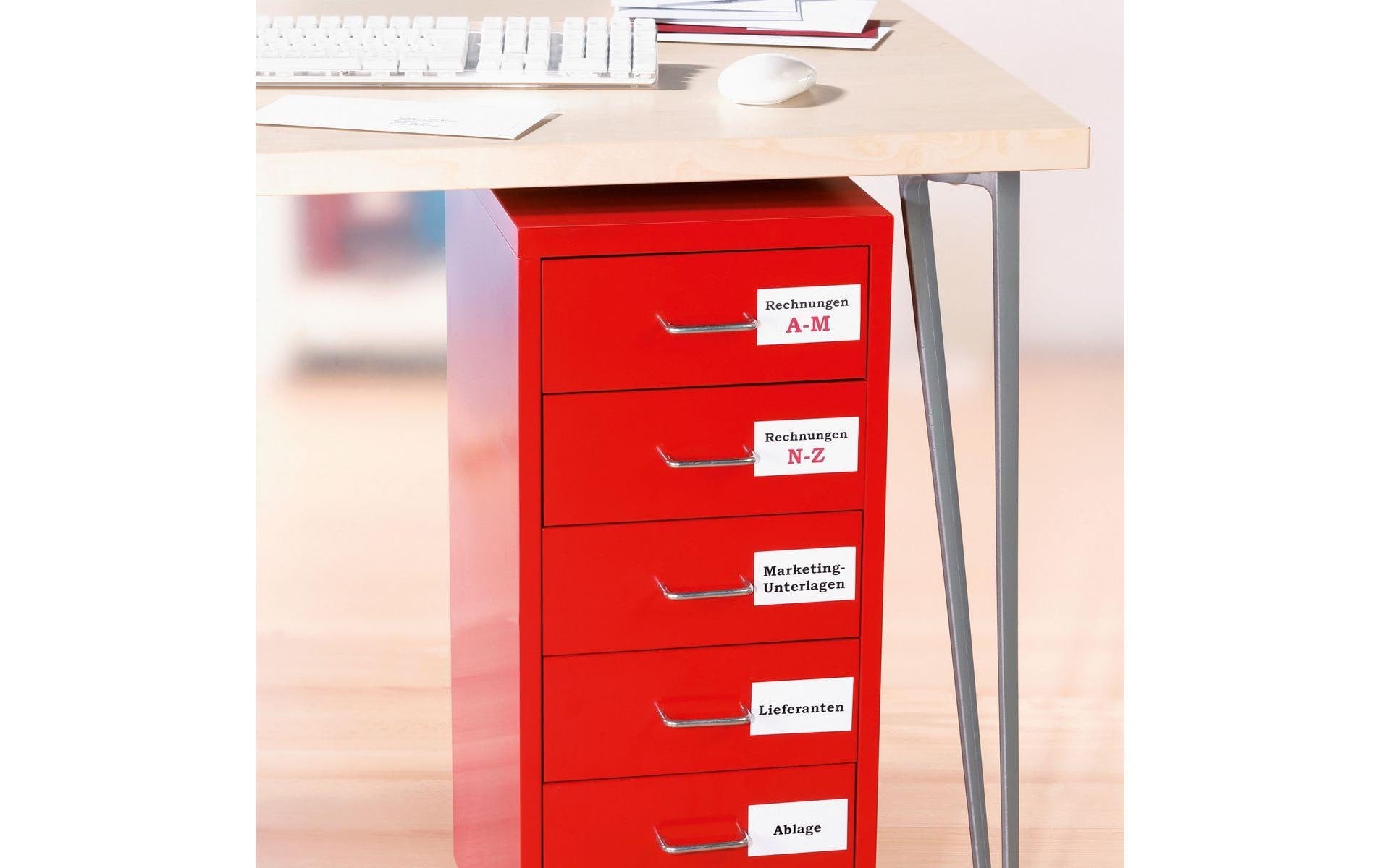 Sigel LA131 – Etiketten A4 70 × 36 mm – Papier, weiss – permanent haftend – Laser – 24 pro Blatt, 25 Blätter