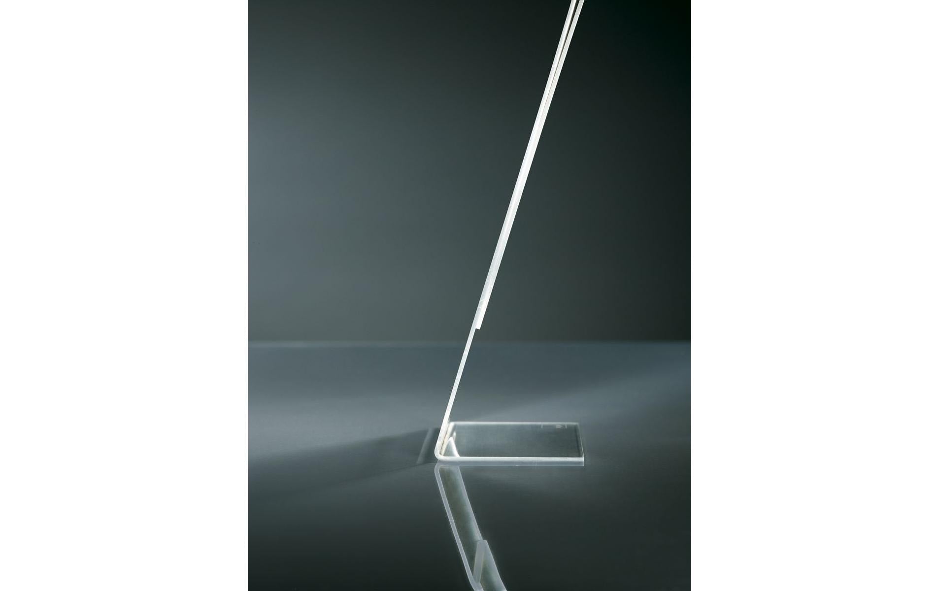 Sigel Tischaufsteller – für A6 – Hochformat – Transparent – Acryl – 106×155×53 mm – 1 Stk.