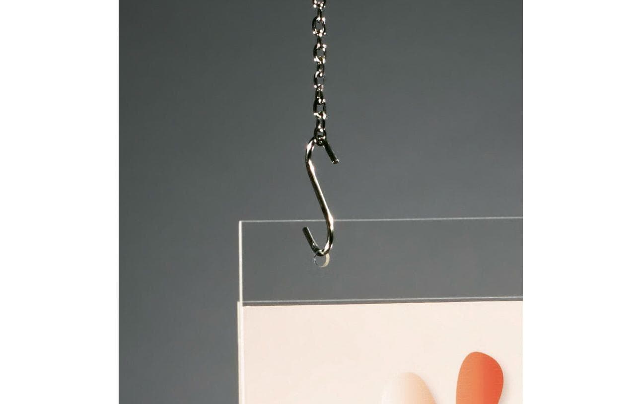 Sigel Plakattasche – 210 × 327 mm, transparent, UV-beständig, für A4 hoch