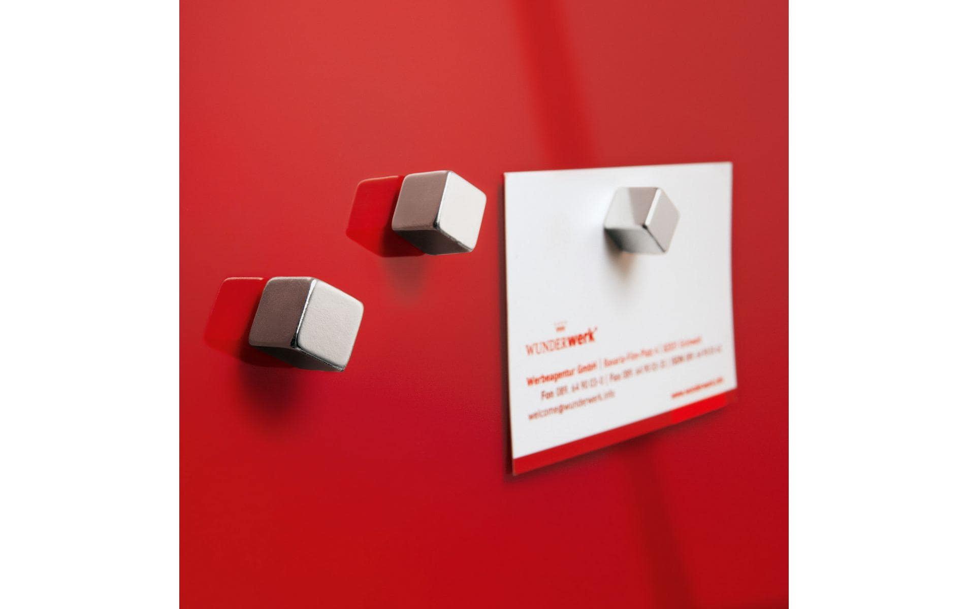 Sigel Magnetwürfel – silber – 10 × 10 × 10 mm, 6 Stück, Stahl