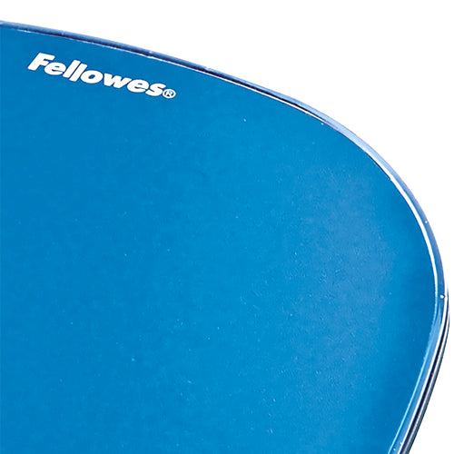 Fellowes Mausmatte mit Handgelenkauflage – für Maus – Gel, abwaschbar – 202×230×15 mm – blau