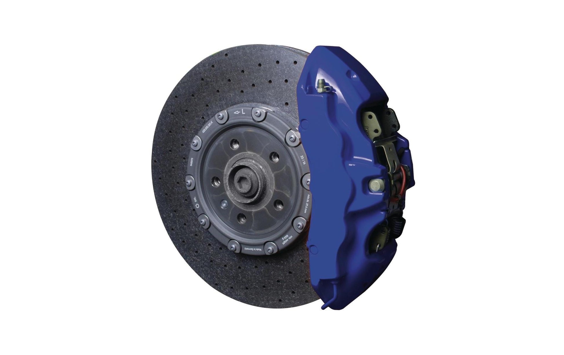 FOLIATEC Emaillelackierung für Bremssättel – Blau, glänzend – Set mit Zubehör – für Metall