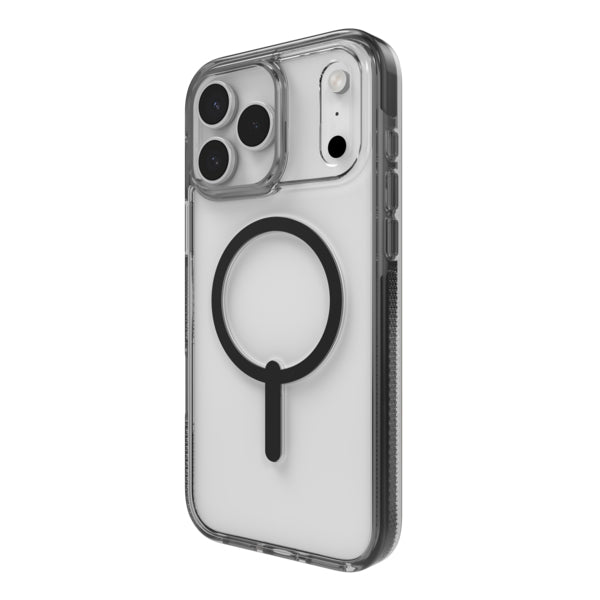ZAGG Santa Cruz Snap Backcover – für Apple iPhone 17 Pro Max, Schwarz/Transparent, bis 4 m Sturzsicher