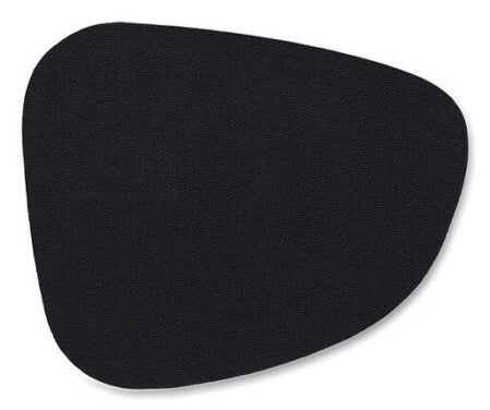 Zeller Present Glasuntersetzer 4 Stk., 10 × 12 × 0,8 cm, PVC, dunkelgrün, für Gläser