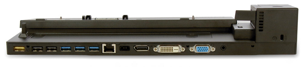 Lenovo ThinkPad Pro Dockingstation – Andocken, 1× DP, 1× VGA, 1× DVI, 3× USB-A, 65 W PD, Fast Ethernet