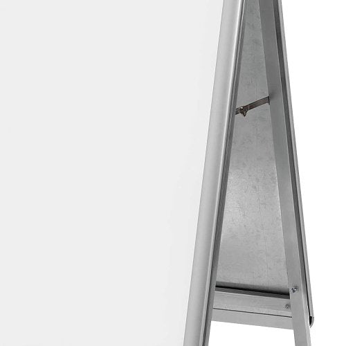 Nobo Plakatständer – für A2 hoch, silber, Metall/Kunststoff, 475 × 480 × 870 mm